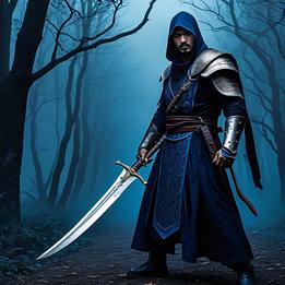 Scimitar dream symbolism visualization