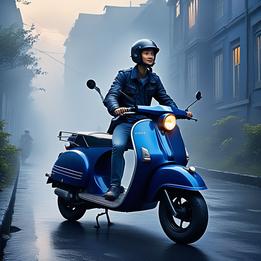 Scooter Ride dream symbolism visualization