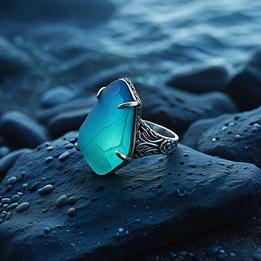 Sea Glass Ring dream symbolism visualization