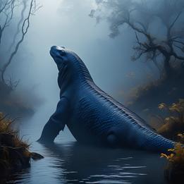 Searing Mokele-Mbembe dream symbolism visualization