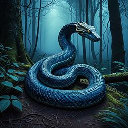 Serpent Coil dream symbolism visualization