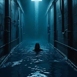 Sewage dream symbolism visualization