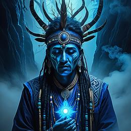 Shaman dream symbolism visualization