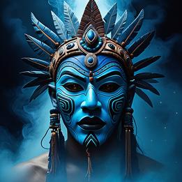 Shaman's Mask dream symbolism visualization