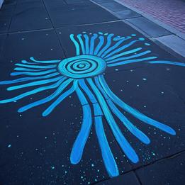 Sidewalk Chalk Art dream symbolism visualization