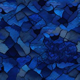 Silken Fabric Collage