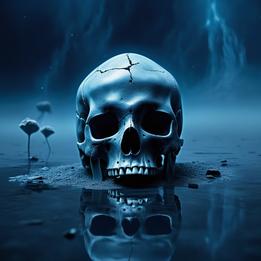Skull dream symbolism visualization