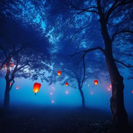 Sky Lantern dream symbolism visualization