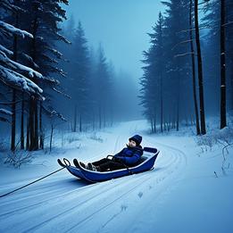 Sled dream symbolism visualization