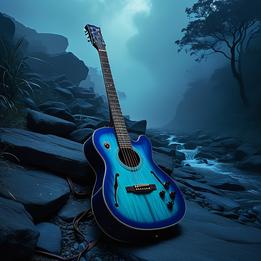 Slide Guitar dream symbolism visualization