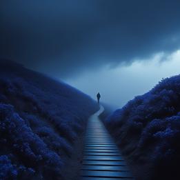 Sliding Down dream symbolism visualization