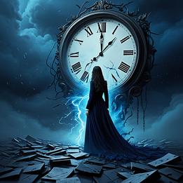 Smashed Clock dream symbolism visualization