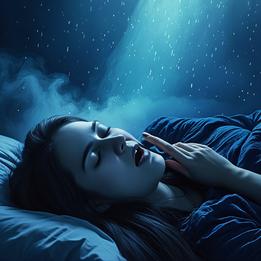 Snoring dream symbolism visualization