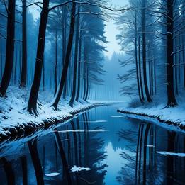 Snow-Covered Forest