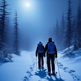 Snowshoes dream symbolism visualization