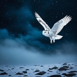Snowy Owl Flight