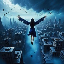 Soaring dream symbolism visualization