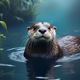 Sociable Otter dream symbolism visualization
