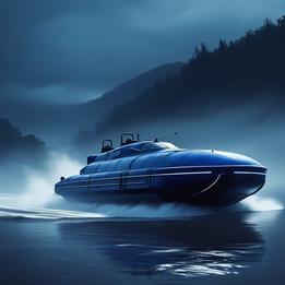 Speeding Hovercraft dream symbolism visualization