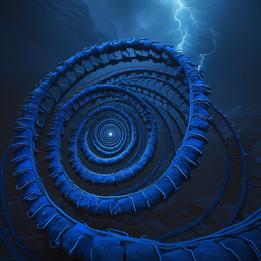 Spiraling Germanium dream symbolism visualization