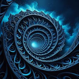 Spiraling dream symbolism visualization