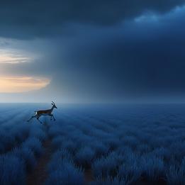 Sprinting Gazelle dream symbolism visualization