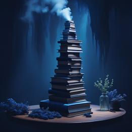 Stacked Books dream symbolism visualization