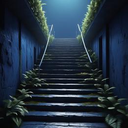Stairway dream symbolism visualization