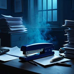 Stapler dream symbolism visualization