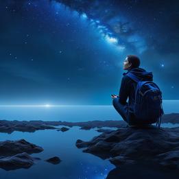 Stargazing dream symbolism visualization