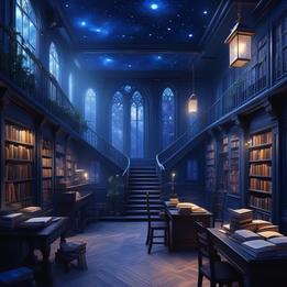 Starlit Bookshop dream symbolism visualization