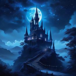 Starlit Sky Castle dream symbolism visualization