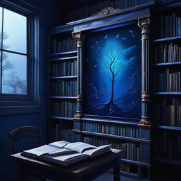 Steampunk Bookshelf dream symbolism visualization