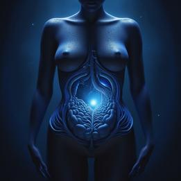 Stomach dream symbolism visualization