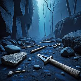 Stone Age Tools dream symbolism visualization