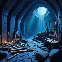 Stone Tool Workshop dream symbolism visualization