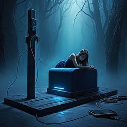 Stretching Charging Dock dream symbolism visualization