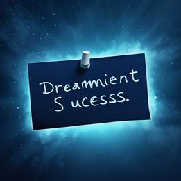 Success Sticky Note dream symbolism visualization