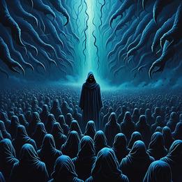 Suffocating dream symbolism visualization