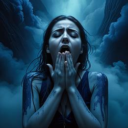 Suffocation dream symbolism visualization