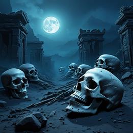 Sun-bleached Skulls dream symbolism visualization