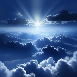 Sunbeam Through Clouds dream symbolism visualization