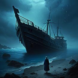 Sunken Shipwreck dream symbolism visualization