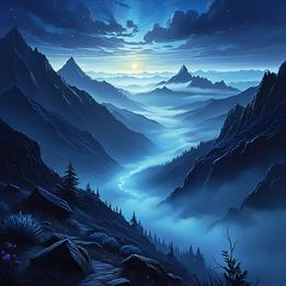 Sunrise Over Mountains