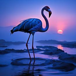 Sunset Flamingo dream symbolism visualization
