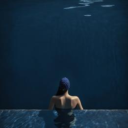 Swimming dream symbolism visualization