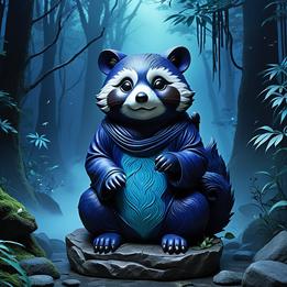 Tanuki Statue dream symbolism visualization
