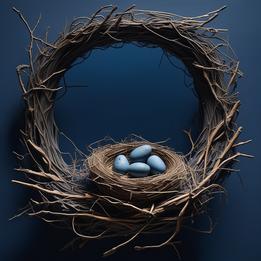 Tattered Bird Nest dream symbolism visualization
