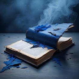 Tattered Book dream symbolism visualization