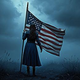 Tattered Flag dream symbolism visualization